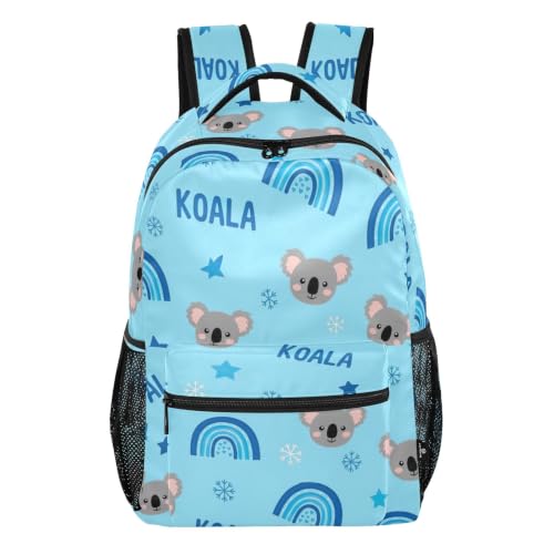 Sac à dos koala bleu pour le camping et le voyage des enfants aventuriers