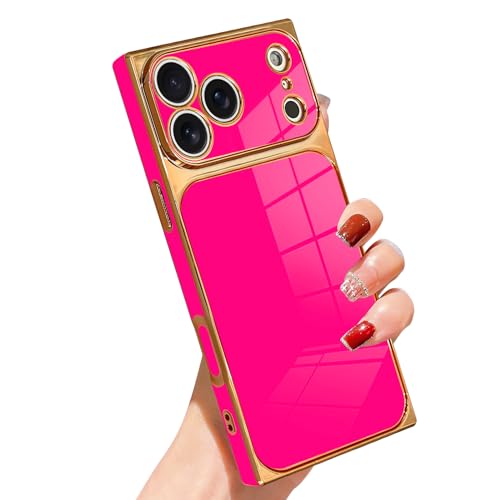 Coque iPhone 17 Pro évitez les rayures grâce au TPU antichoc plaqué or