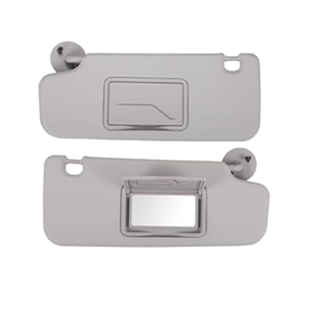 Aletta Parasole Lato Conducente per Sonic Aveo Spark 2012-2019 Sostituzione Aletta Parasole Interna (with Mirror Without Light) Left,Right (Gray),1pcs Left-A