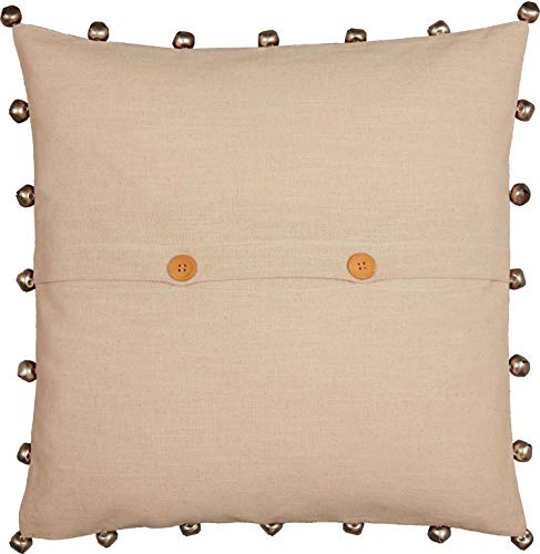 Sleigh-Bells-Ring-Ticking-Stripe-Throw-Pillow-Cover-20-x-20-Farmhouse-Christmas-Red-Cream-wBells-Christmas-Country-Holiday-Decor Sleigh Bells Ring Ticking Stripe Throw Pillow Cover 20 x 20 Farmhouse Christmas Red Cream wBells Christmas Country Holiday Decor