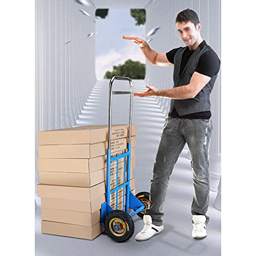 Carretilla plegable de acero inoxidable 300kg capacidad miniatura 3