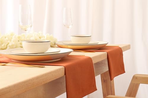 Purpleessences Set Of 12 Cloth Dinner Napkins 100% Cotton 18X18 - Soft Durable Washable thumb #3