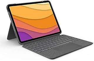Logitech Combo Touch iPad Air (4th, 5th gen - 2020, 2022) Keyboard Case, AZERTY French Layout - Grey