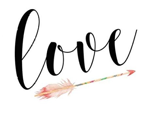 The Poster Corp Tara Moss – Love with Arrow Fine Art Print (27.94 x 35.56 cm)