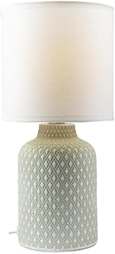 Eurolux - Castile Table Lamp E27 1 x 40w - Grey, White