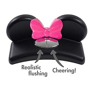The First Years Disney Minnie Mouse Potty Training Toilet and Toddler Toilet Seat - Toilet Training Potty with Fun Flushing and Cheering Sounds,Pink The First Years Disney Minnie Mouse Potty Training Toilet and Toddler Toilet Seat Toilet Training Potty with Fun Flushing and Cheering SoundsPink