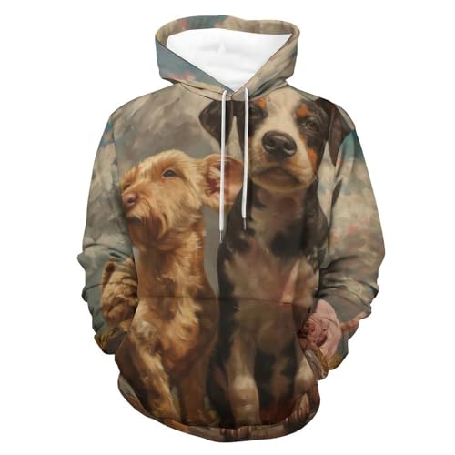 Sweatshirt Chien et Cochon idéal pour vos sorties décontractées et week-ends cocooning