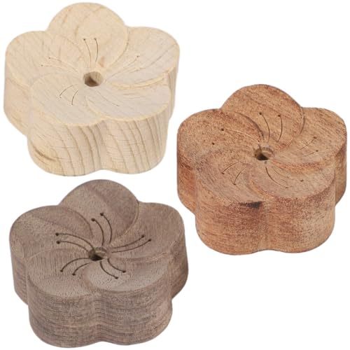 Difusor aromático eléctrico madera natural 3 piezas miniatura 4