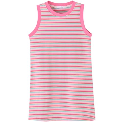 Toddler Sundress Kids Little Girl Summer Tank Stripe Casual Midi Sun Dress