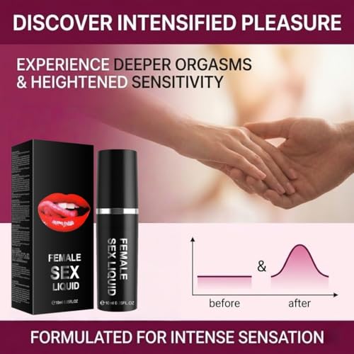 Image of Female Intense Fast Orgasmic Gel,Excite Gel for Her,Sexual Pleasure Booster,Climax Intensifying Formula Elevating Intimate Experiences,Stimulant Liquid Orgasmic Sex Drops for Woman