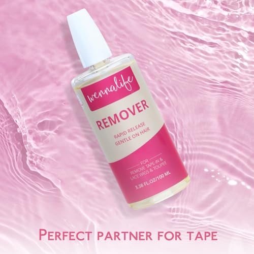 Image of WENNALIFE Tape in Hair Extension Remover, Citrus Scent, 100 mL