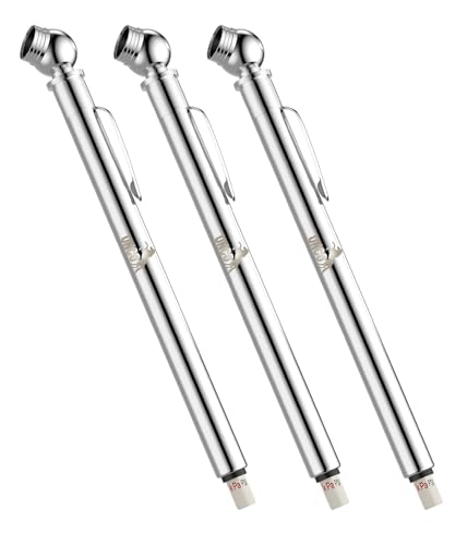 Image of UNCO- Pencil Tire Pressure Gauge, 3 Pack, 10-75 PSI, Pencil Air Pressure Gauge for Tires
