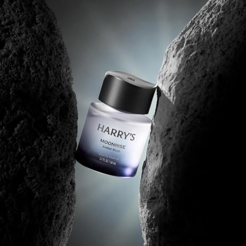 Image of Harry's Moonrise Men's Cologne - Amber Musk Scent - 1.7 fl oz - Notes of Saffron Flower, Iris & Dry Musk - Long-Lasting Eau de Parfum Men's Fragrance