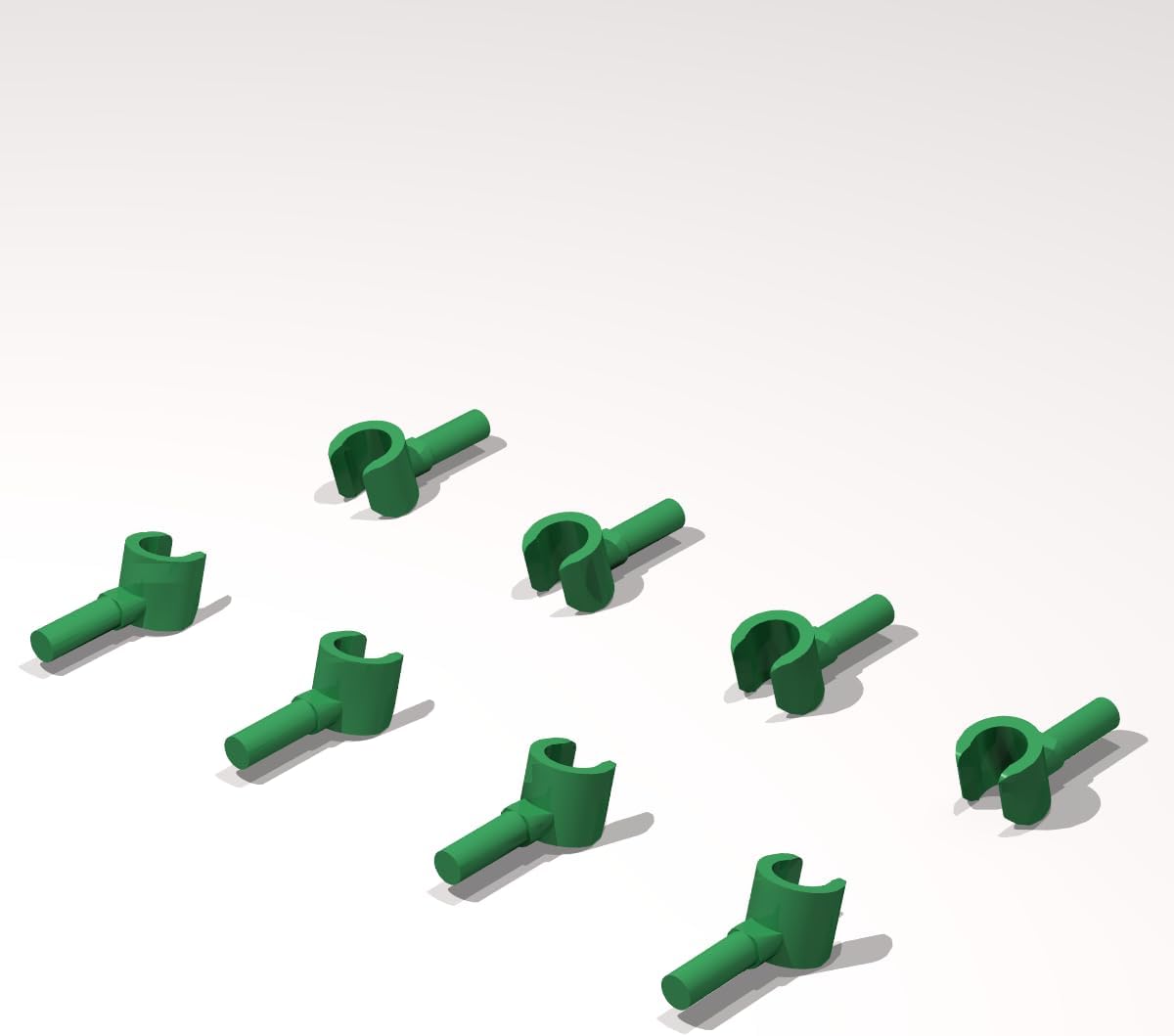 Classic Building Hand Bulk, Build Parts 500 Piece, Compatible with Lego Parts and Pieces:(Color:Green)