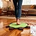 2 Pack Turtle Floor Cleaning Pad Plush 30cm Floor Turtle Foot Mop Cute Double Sided Floors Duster Washable Reusable Hands-Free Mop for Dust and Hair Home Office Kitchen Bathroom Living Room