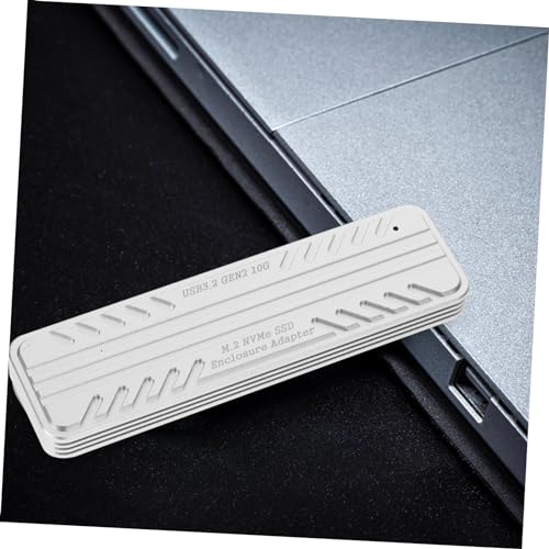 Adaptador USB para SSD Nvme Enclosure de Aluminio Plateado miniatura 2