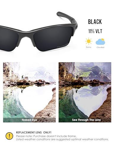 Image of BLAZERBUCK Polarized Replacement Lenses for Oakley Quarter Jacket OO9200 Sunglass