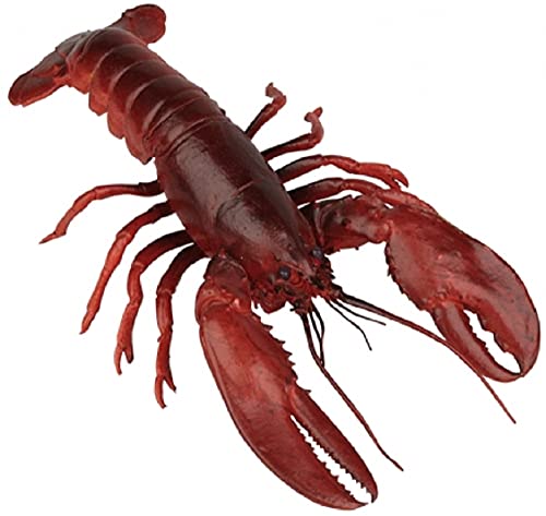 Jouet homard en caoutchouc de 32cm figurine marine souple