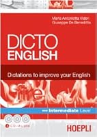 Dicto english. Dictations to improve your English. Fire. Intermediate level. Con 3 CD Audio 8820333988 Book Cover