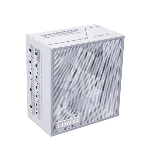 Lian Li SX 1000W �t�����W�����[ SXP �R���p�N�g ATX �t�H�[���t�@�N�^�[�d�� 12V-2x6�P�[�u���t�� - ATX 3.1 & PCIE 5.1�����ACybenetics Platinum Efficiency - 140MM -
