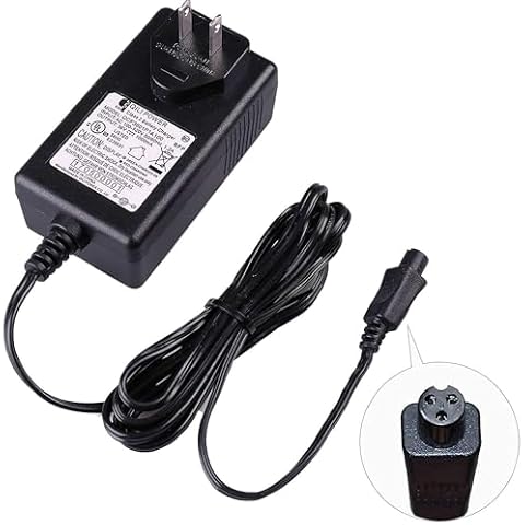 36V 1A Battery Charger for Razor - 36V to 42V 1000mA Premium Universal Replacement Battery Charger - Mini 3-Prong Connector - Ultra Compact 36V Charger Cover
