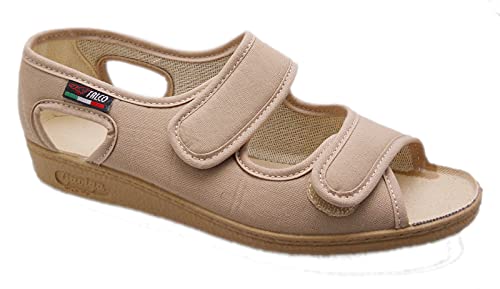 Dondolo a 2 posti da giardino tettuccio regolabile beige Outsunny
