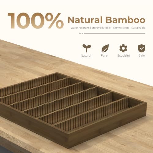 Image of for Nespresso Vertuo Capsules Bamboo Coffee Pod Drawer Organizer
