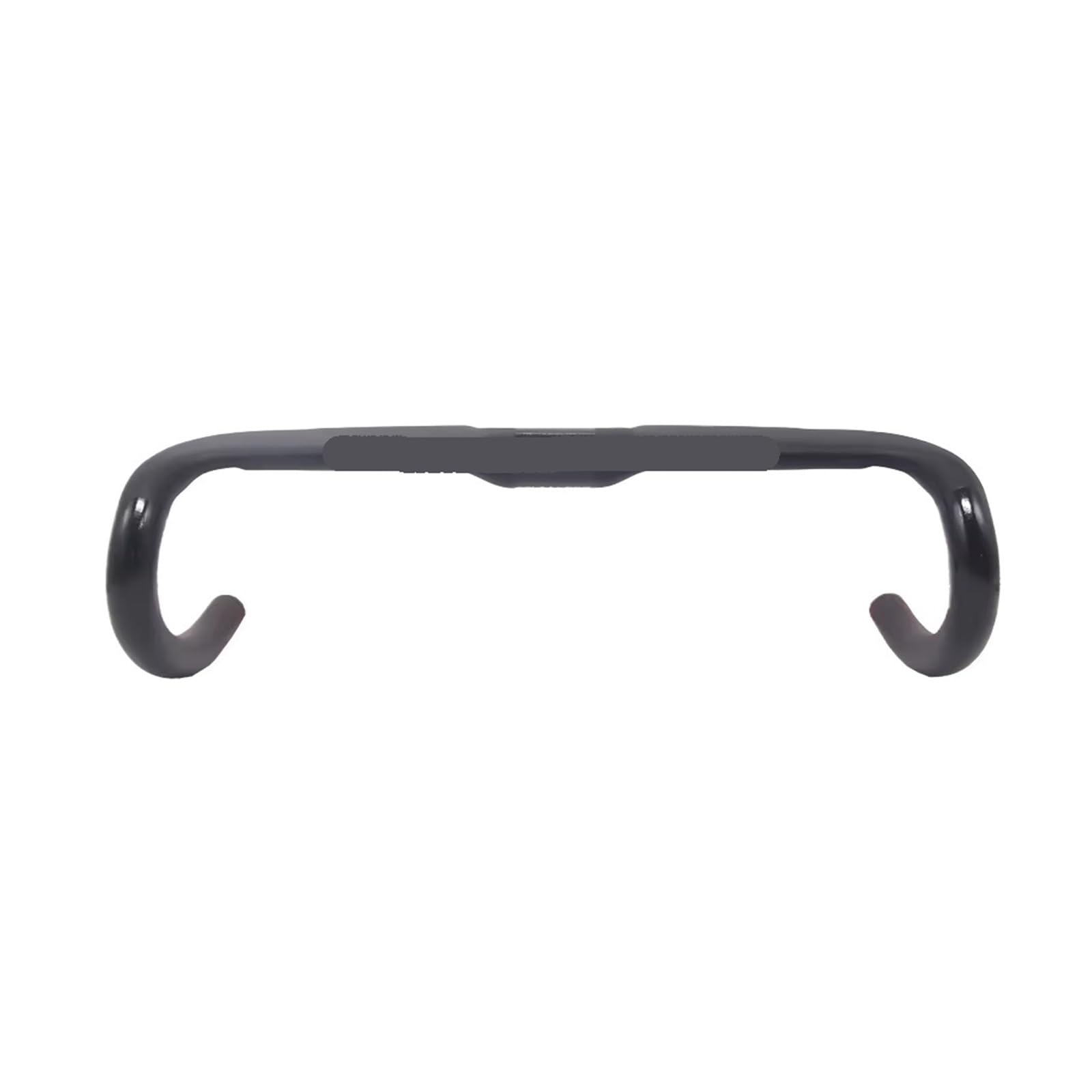 Manubrio per Bici da Strada T1000 360-420 mm Nero Opaco, Passaggio Cavi, Parte del Cockpit della Bicicletta