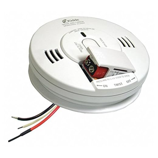 Kidde 21007624 AC Photoelectric Smoke and Carbon Monoxide Detector Alarm | Hardwired with Battery Backup | Model # KN-COPE-IC