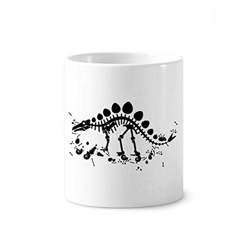 Porte-brosse à dents dinosaure pot à crayon céramique blanche dragon de herbe