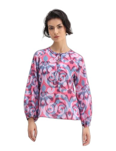 Image of RAREISM Regular FIT Abstract Print TOP