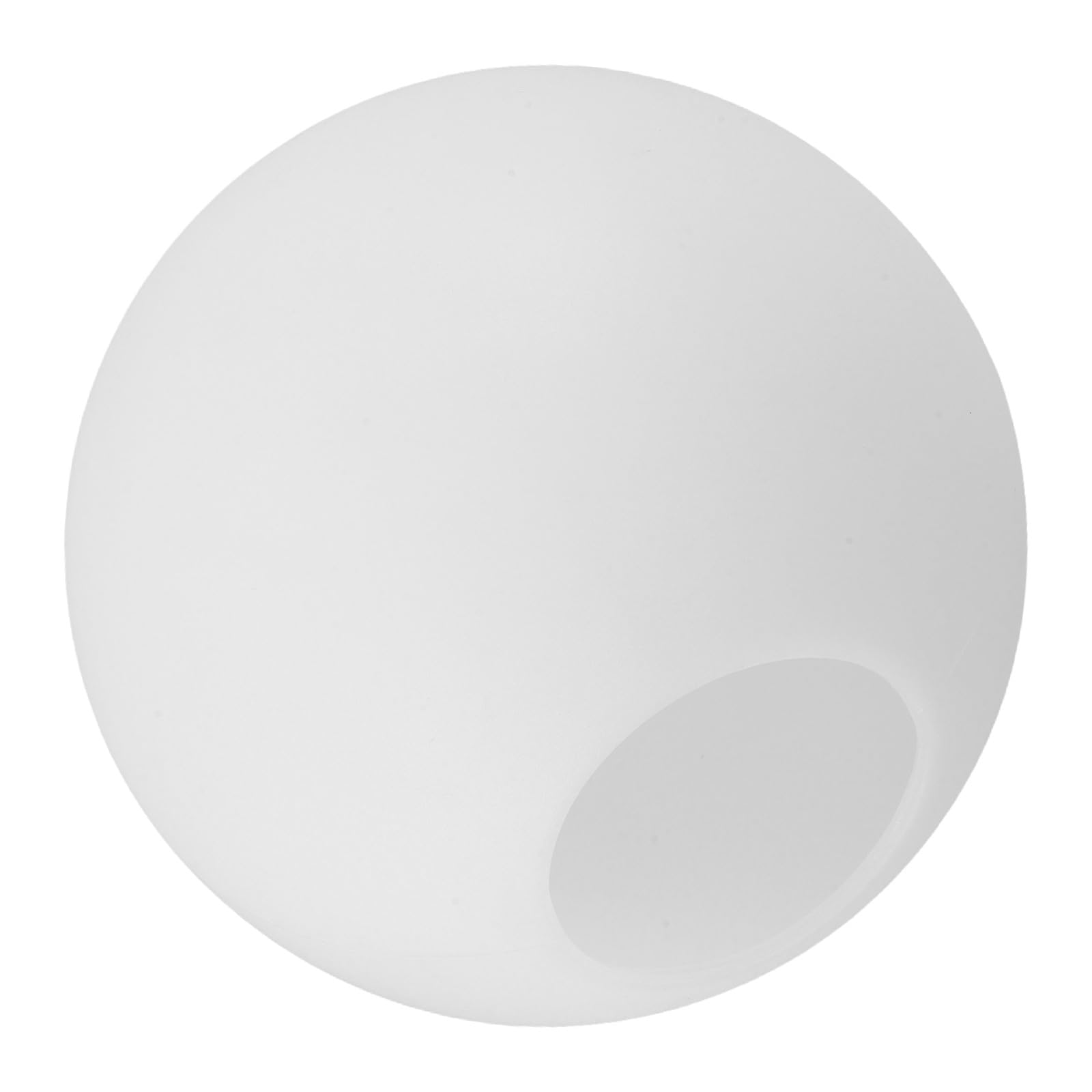 SHINEOFI White Frosted Globe Lamp Shade 20cm Shatterproof Pe Ceiling Light Cover for Living Rooms and Homes, Diffuses Light Evenly, Suitable for Ceiling-Mounted and Pendant Fixtures