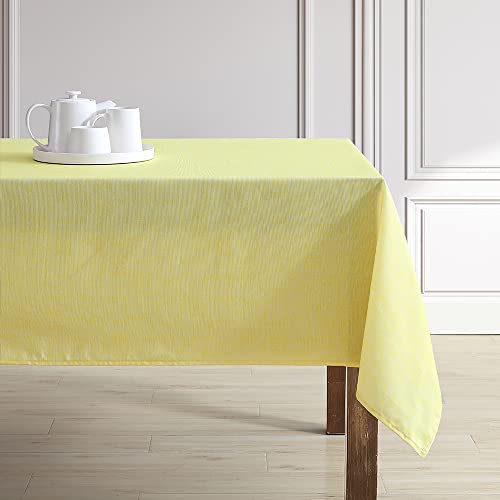 Nappe Laura Ashley antitache et infroissable jaune lavable pour table - 6