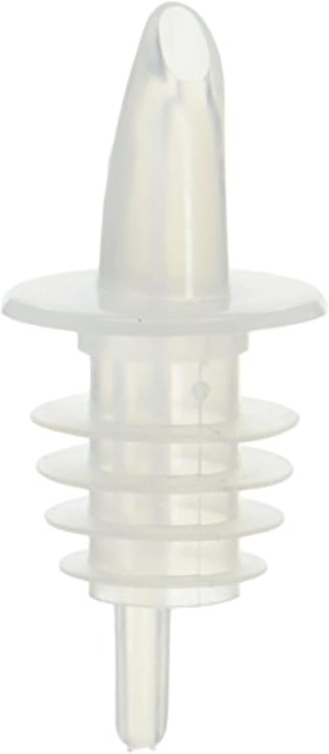 Winco Free Flow Pourers, Clear – 12 Pieces, Medium