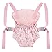 GAGAKU Baby Doll Carrier for Little Girls, Doll Accessories for Toddlers 1-3, Kids Toy Baby Dolls Sling Carrier - Pink - Helleborus
