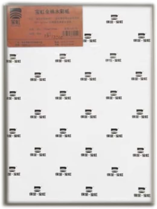 Watercolor Paper ROLL, BAOHONG Artists' Watercolor Paper, 100% Cotton, Acid-Free, 140LB/300GSM (HOT Press 30"X22", Pack of 10 Sheets)