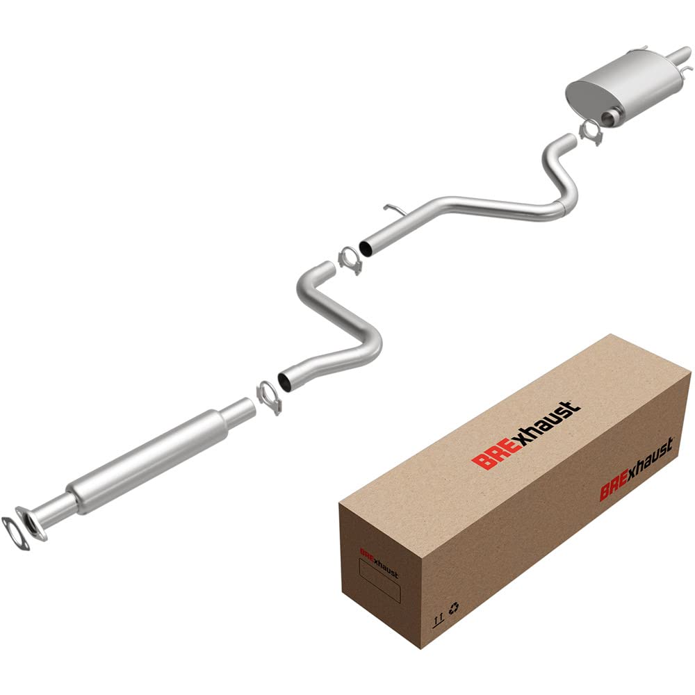 BRExhaust Replacement Exhaust System Kit 106-0015: Compatible with 2006-2011 Chevrolet Impala, 2006-2007 Chevrolet Monte Carlo 3.5L