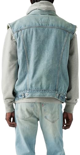 Levi's RELAXED TRUCKER VEST MED INDIGO - WORN IN – Ansicht 2