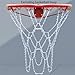 Vaveren Basketball Hoop for Indoor Outdoor Braided Chain Professional with Hooks Easy to Install Metal Chain Replacement