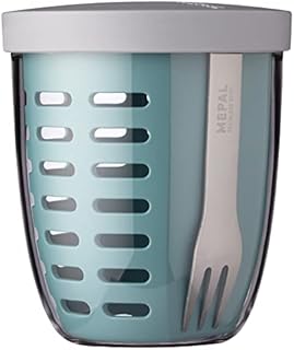 Mepal Fruit & Veggie Pot Ellipse, Nordic Green, 600 ml