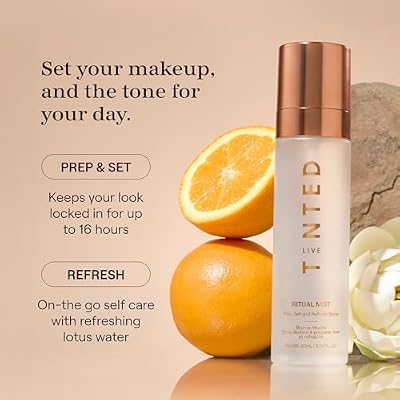 Live Tinted Ritual Mist Prep, Set, and Refresh Makeup Setting Spray - Long-Lasting Finish for Up to 16HR Wear - Lightweight and Waterproof Formula