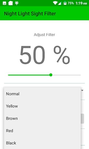 Night Light Sight Filter - Protect your Eyes