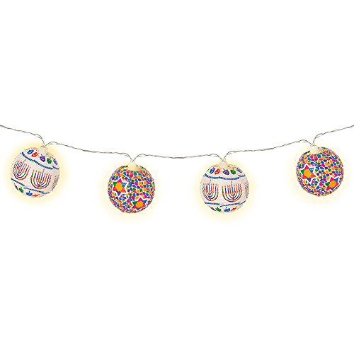 Hanukkah Decoration Lantern Light Set, 9 Feet Long