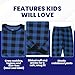 PRINCE OF SLEEP Cotton Pajamas for Boys 34504-10195-10-12