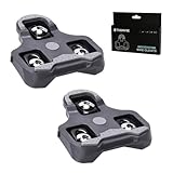 Thinvik Bike Cleats for Look Keo Grip,Road Bike Look Keo Cleat with Anti-Slip Rubber Desgin.Bicycle Cleat Set for Indoor&Outdoor Cycling- 3 Float Degree