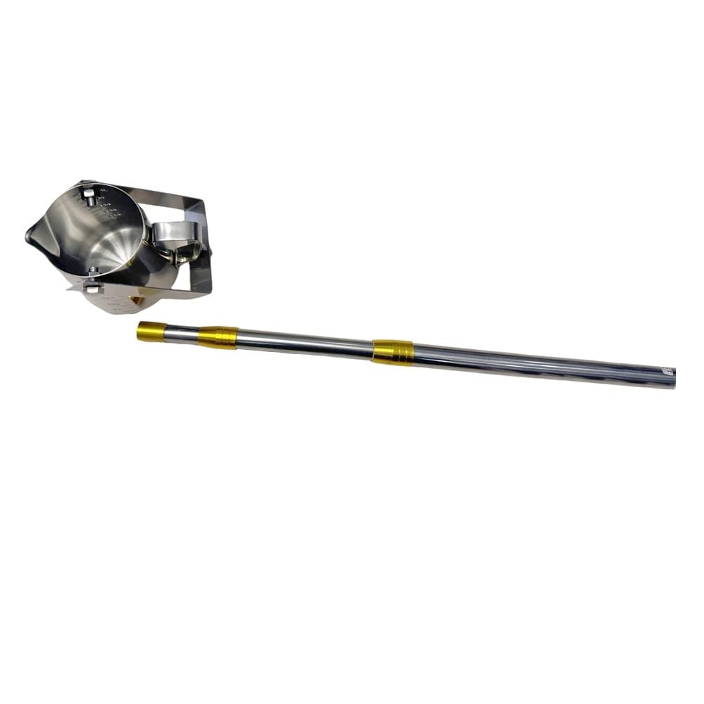 Muestreador de Agua telescópico de Acero Inoxidable, cucharón de péndulo, Vara de muestreo, Varilla de extensión Industrial ultradura y Engrosada (500 ml, 3 m)