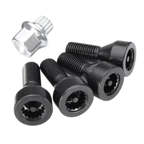 Pernos para neumáticos de automóvil M12 X 1,5 y tornillos llanta compatible con Serie 3 5 7 X5