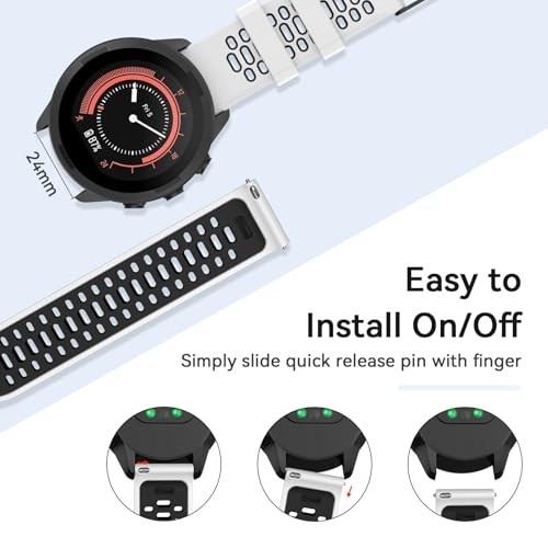 Correa 24mm para reloj Suunto con liberación rápida miniatura 4
