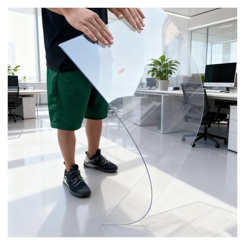 Láminas de Policarbonato para Cubiertas Láminas Policarbonato para Invernaderos Apto Invernaderos, Jardines y para Sustituir Claraboyas Tejado(0.6x2m/1.97x6.56ft)