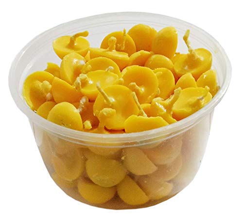 Diya au ghee de vache et mèche coton pour puja et fêtes spirituelles